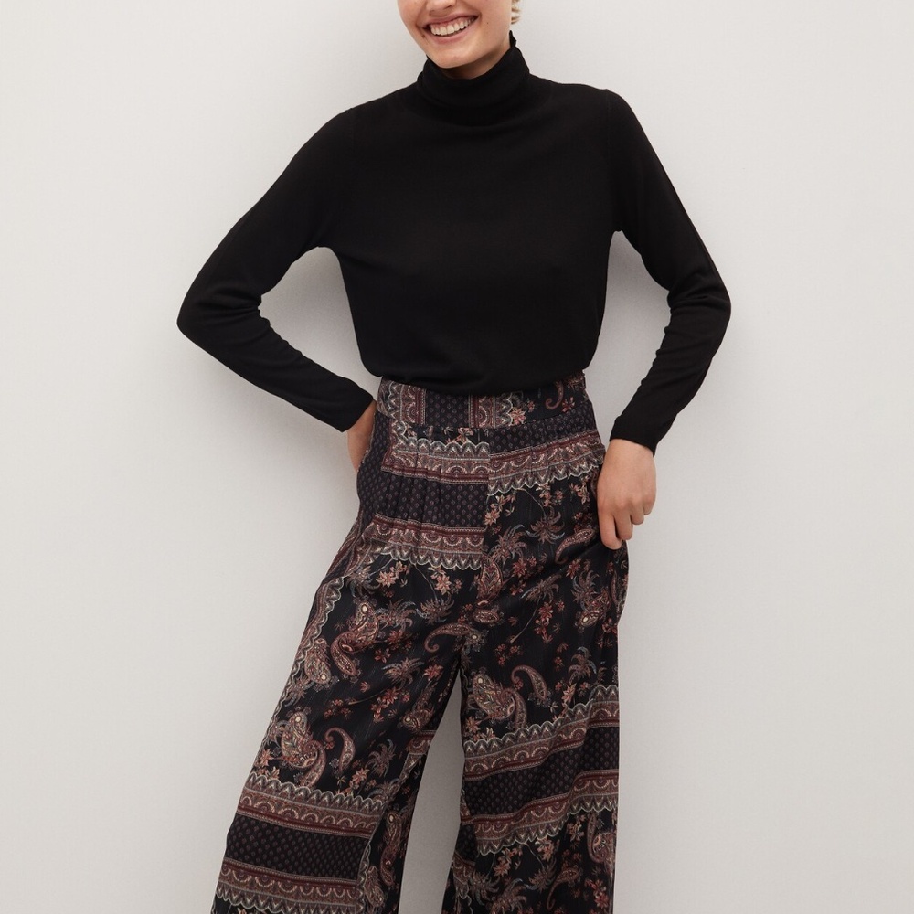 Flowy paisley printed trousers - Picture 7 of 7